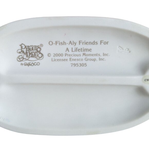 Precious Moments Figurine O-Fish-Aly Friends For A Lifetime By Enesco - Picture 11 of 12